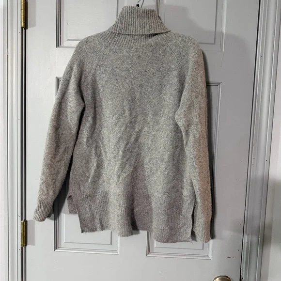 41 Hawthorn Cozy cashmere Gray Cowl Neck Sweater - Picture 3 of 6